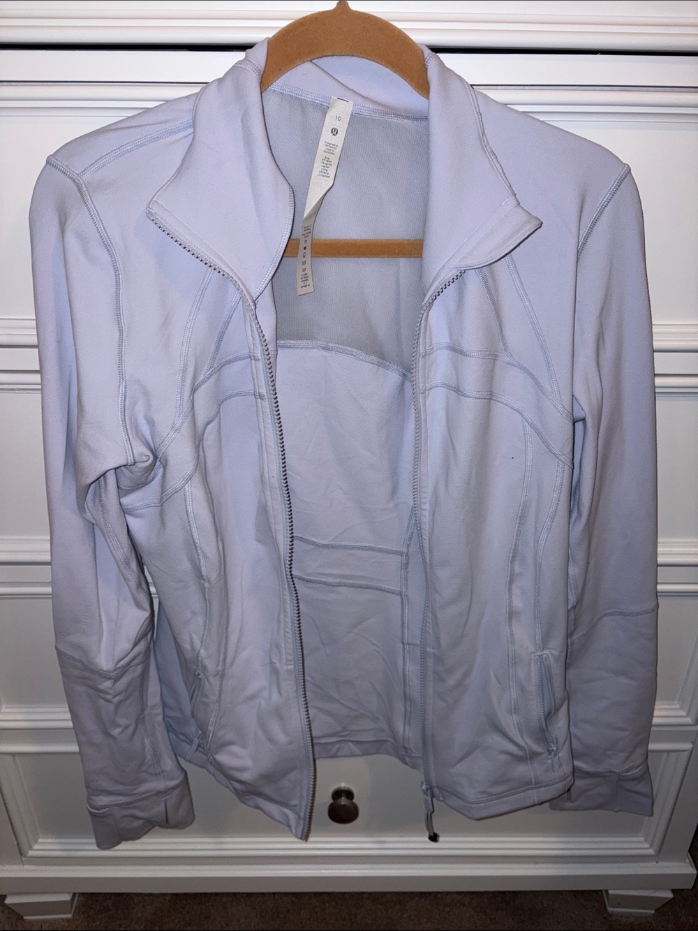 lululemon athletica Light Lavender Full-Zip Bomber Jacket